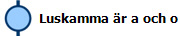  Luskamma �r a och o
